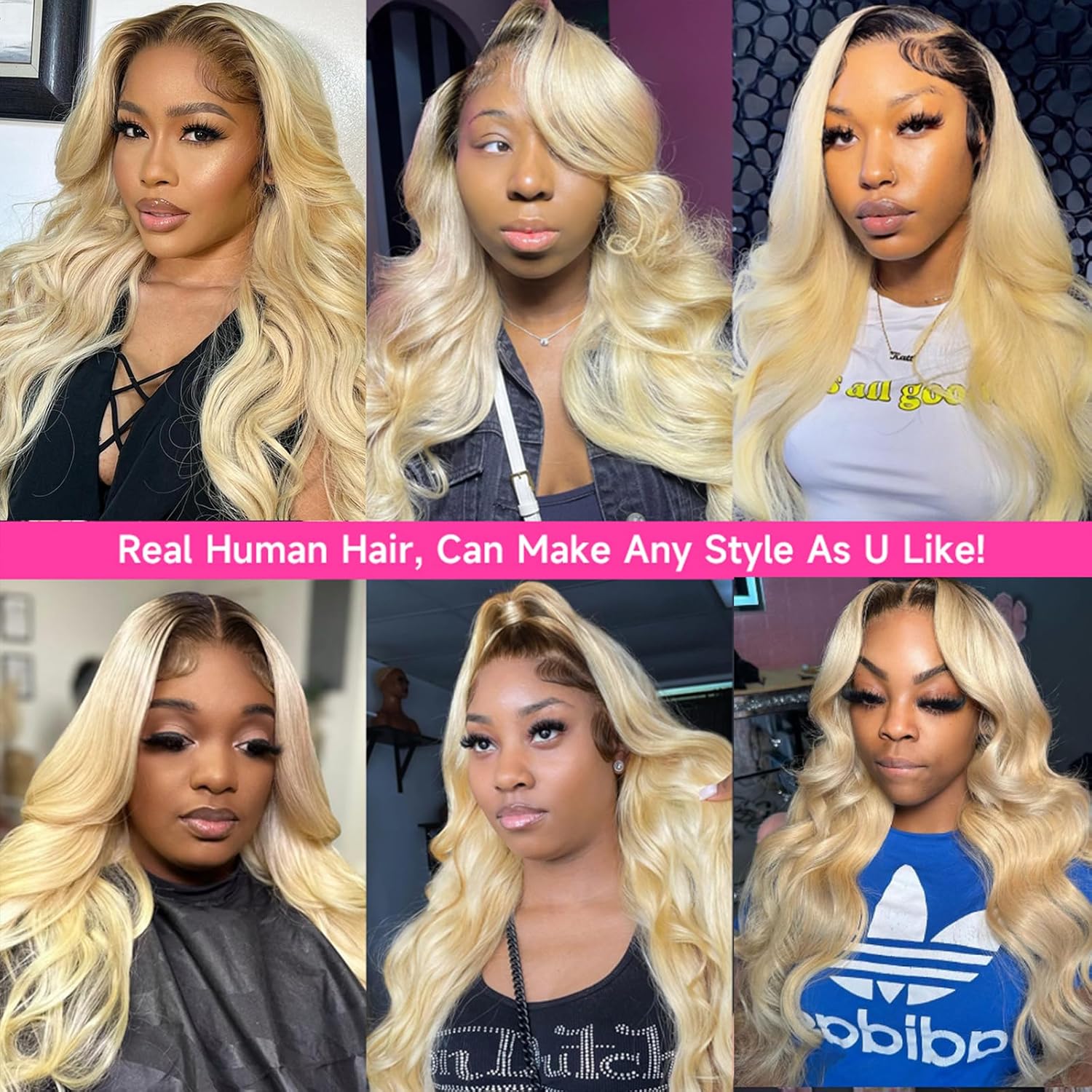 1B 613 Body Wave Human Hair Wi - огляд і ціна 613 Blonde Body Wave Lace Front Wig