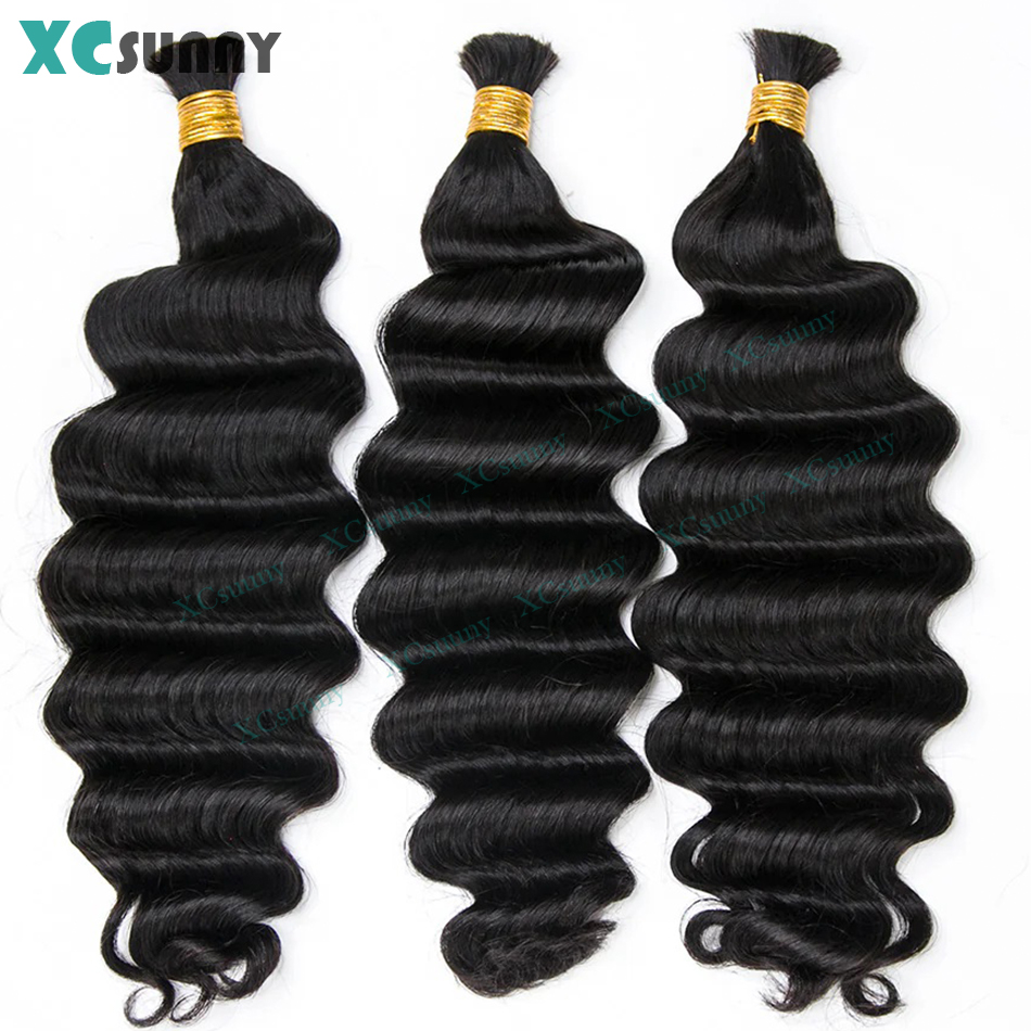 Bulk Human Hair For Braiding D - огляд і ціна Water Wave Bulk Human Hair For Braiding