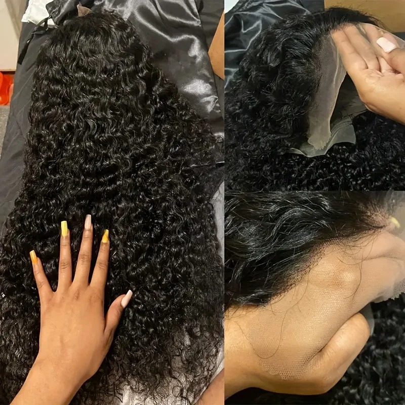 38 Inch Water Wave Lace Front  - огляд і ціна Hd Lace Frontal Wig Human Hair Pre Plucked