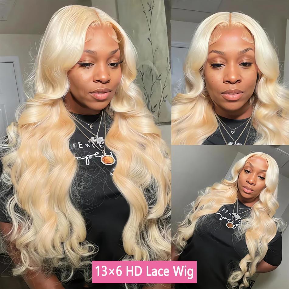 13x6 13x4 Blonde 613 Body Wave - огляд і ціна 613 Blonde Body Wave Lace Front Wig