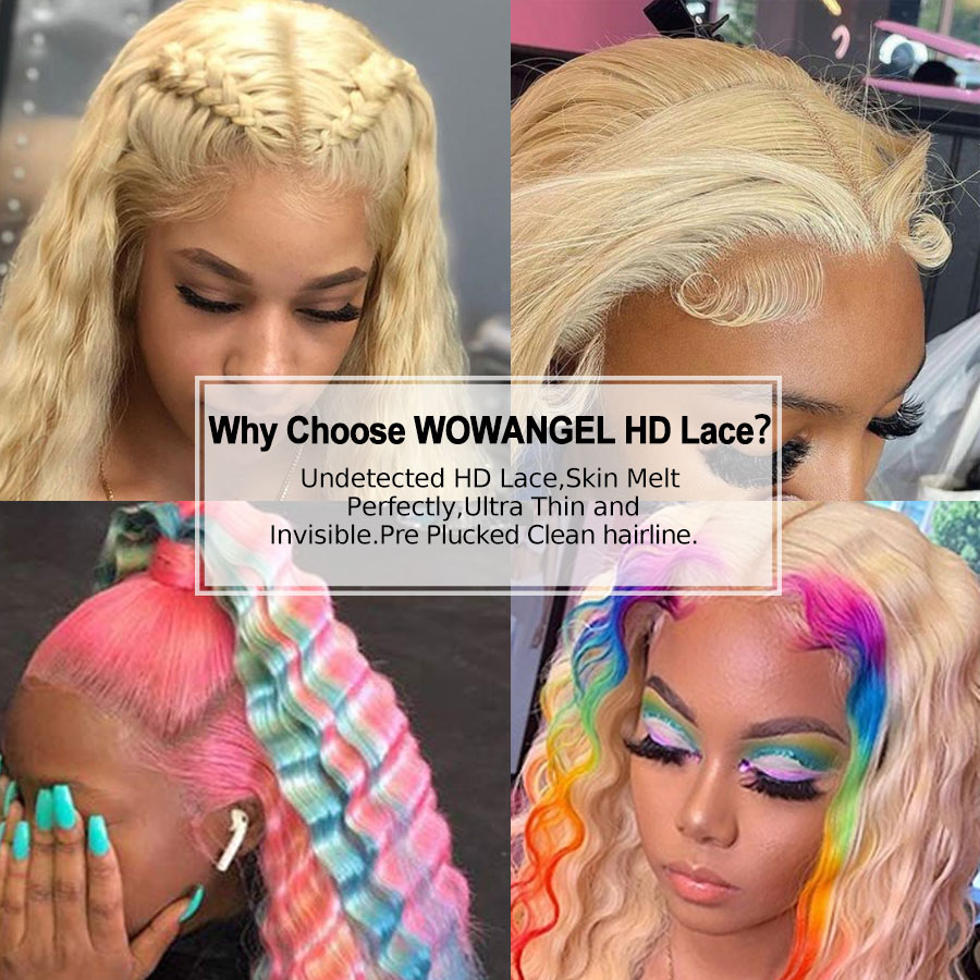 Wow Angel Real HD Lace Frontal - огляд і ціна 613 Blonde Body Wave Lace Front Wig