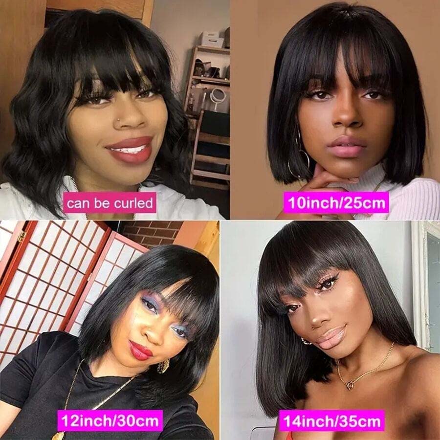3x1 HD Lace Bob Wig with Bangs - огляд і ціна Glueless Wear And Go Human Hair Wig