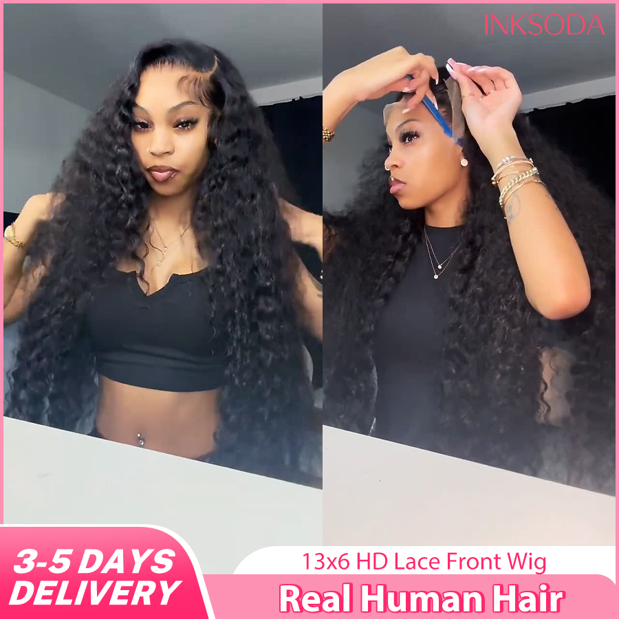 Deep Wave Human Hair Wigs 13X6 - огляд і ціна Lace Front Wigs
