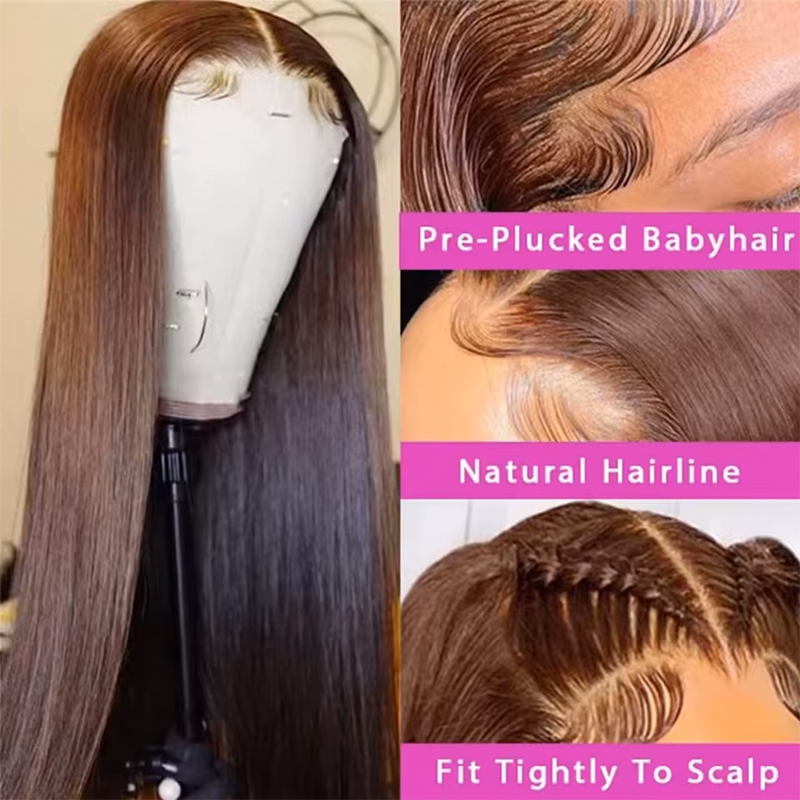 220% Density 34 Inch Chocolate - огляд і ціна Human Hair Wigs