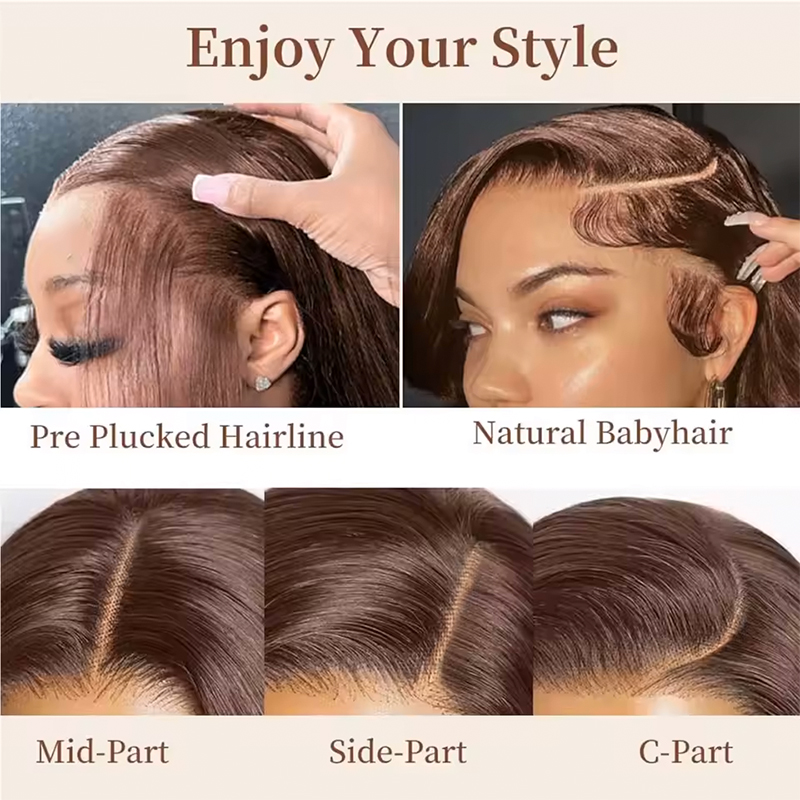 220% Density 34 Inch Chocolate - огляд і ціна Human Hair Wigs