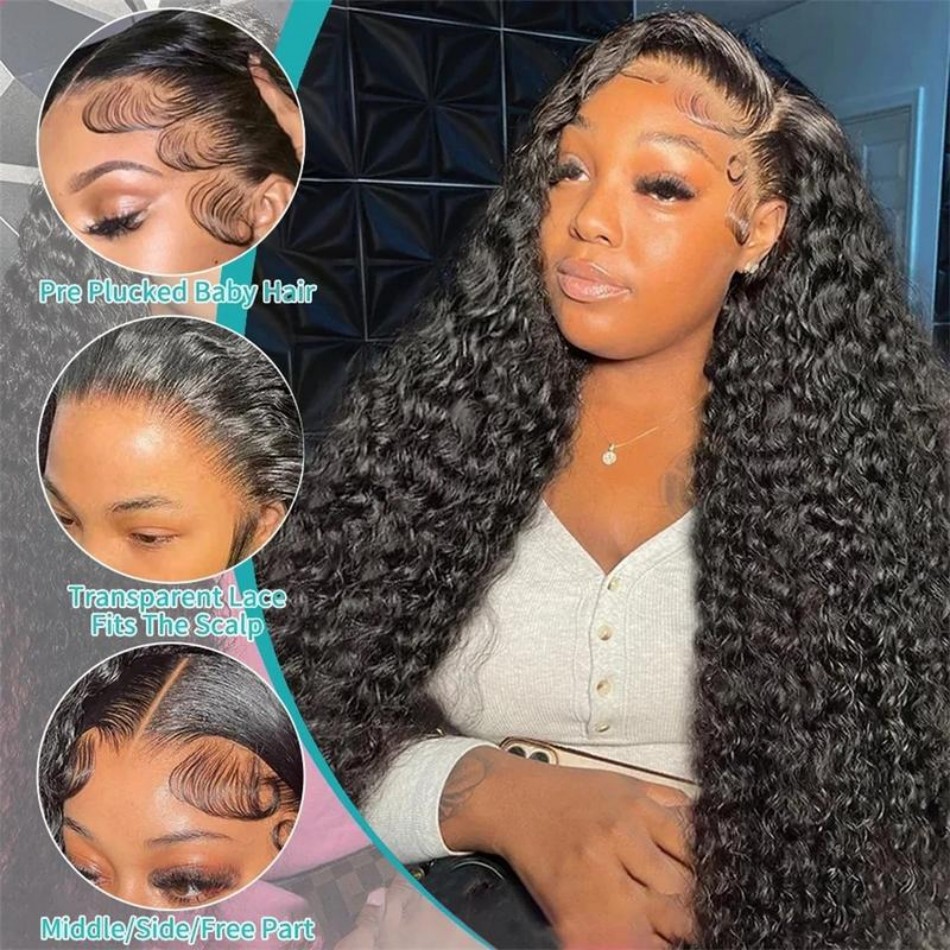 30 Inch Deep Wave Lace Front W - огляд і ціна Hd Lace Frontal Wig Human Hair Pre Plucked