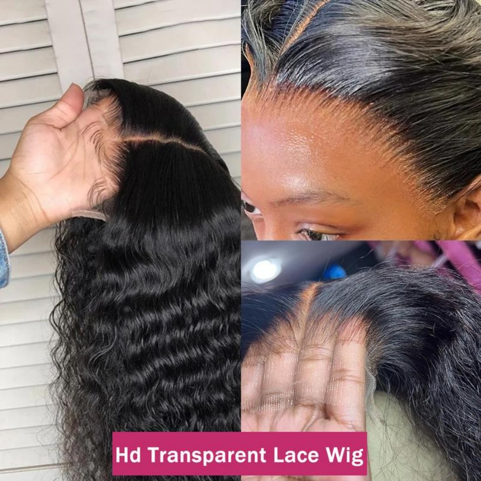 30 Inch Deep Wave Lace Front W - огляд і ціна Hd Lace Frontal Wig Human Hair Pre Plucked