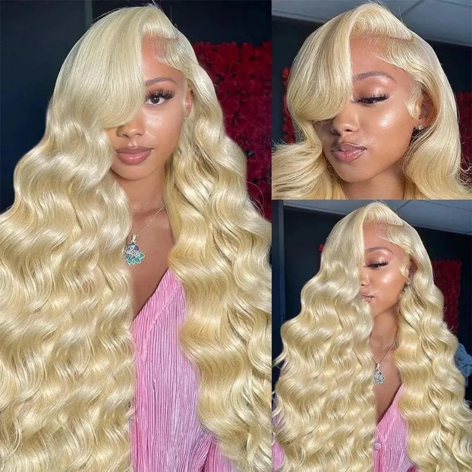 613 Hd Lace Frontal Wig 13x6 B - огляд і ціна 613 Blonde Body Wave Lace Front Wig